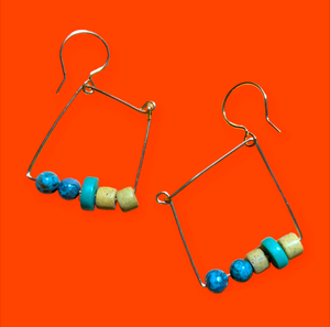 Baby Bodacious Squared Earrings ~ Small Batch + Unique