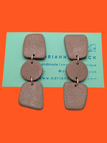 Textured Pebble Dangles