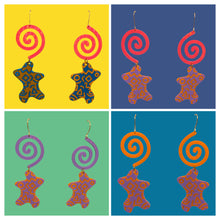 Load image into Gallery viewer, 80s Vibez ~ Spiral Out Dangles!