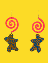 Load image into Gallery viewer, 80s Vibez ~ Spiral Out Dangles!
