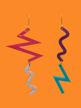 Load image into Gallery viewer, 80s Vibez ~ Saturday Night at the Mall Dangles