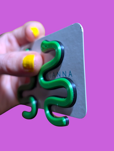 *New* Squiggle Stud Earrings ~ 3d printed