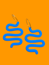 Load image into Gallery viewer, Squiggle Hoops 〰️ 3D printed 〰️ Small Batch Earrings