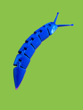 Load image into Gallery viewer, Articulated 3D Printed Slug Magnet!