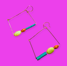 Load image into Gallery viewer, Big Bodacious Squared Earrings