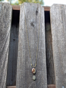 Stone Drop Necklace