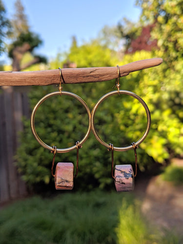 Rhodonite Tricks Earrings