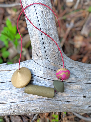 Three Lentil Necklace