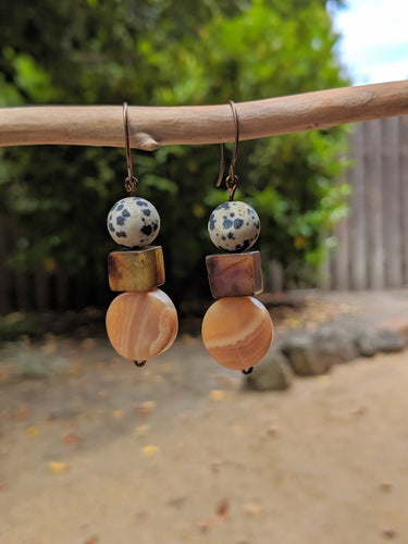Neutral Stone Earrings