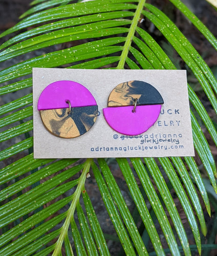 Semi-Circle Topsy Turvy Earrings