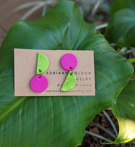 Mini Sandía Earrings