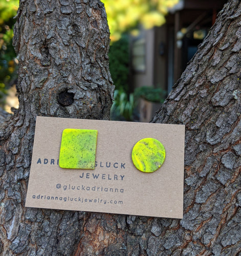 Yellow Granite Geo Studs #1