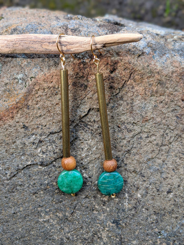 Amazonite Drop Earrings
