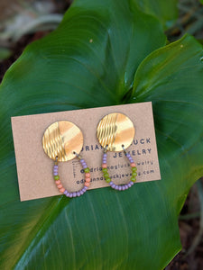 Brass Beauty Cleo Earrings