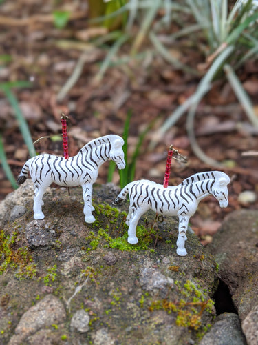Zainy Zebra Earrings