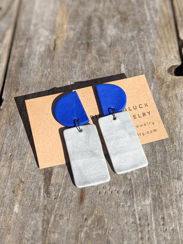 Silver Streak Earrings