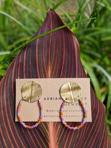 Brass Beauty Adri Earrings