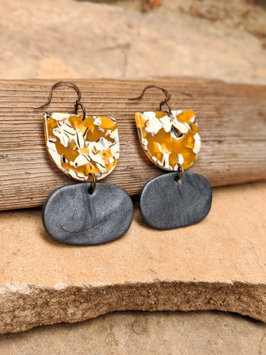 Dark Drop Earrings