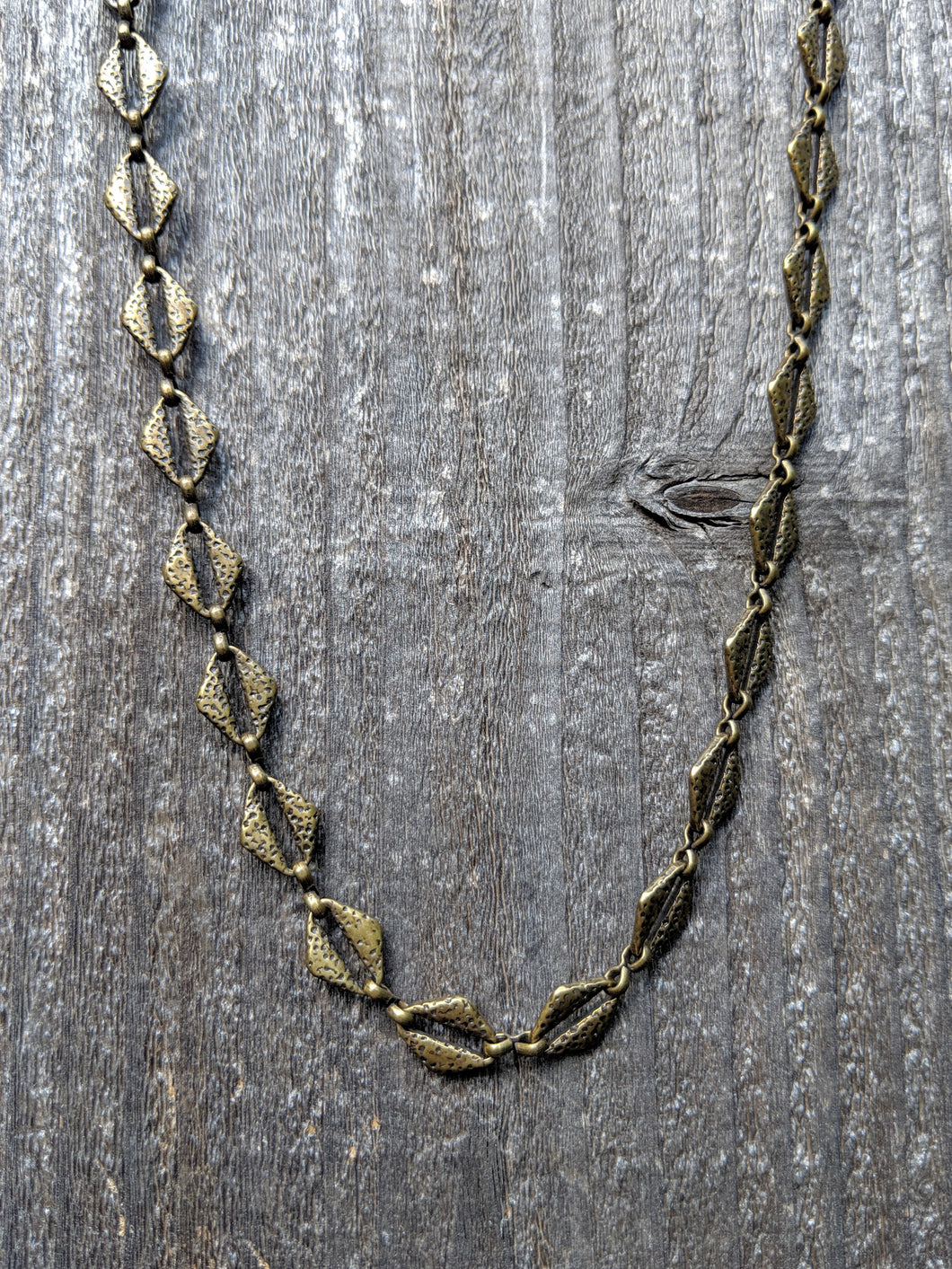 Antique Brass Necklace