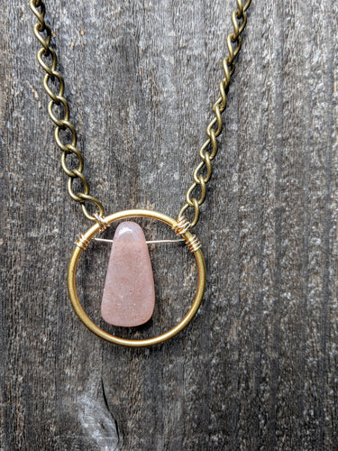 Sliding Moon Necklace