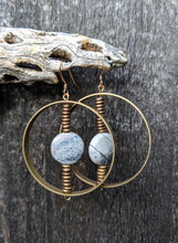 Load image into Gallery viewer, Spinning Jasper Earrings