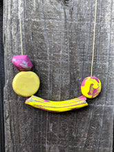 Load image into Gallery viewer, Yellow Burst Necklace