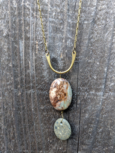 Stone Drop Necklace