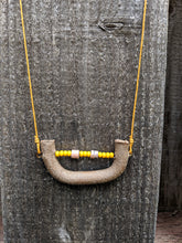 Load image into Gallery viewer, Long Curve with Beads Necklace