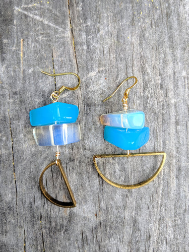 Ocean Wave Earrings