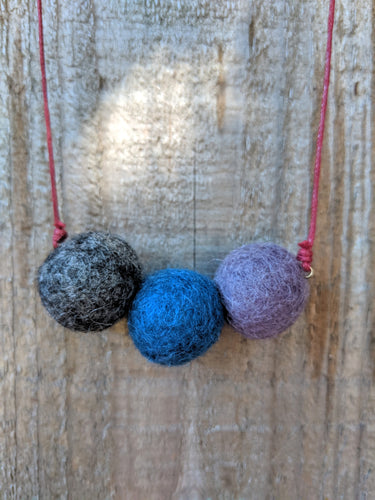 Planetary Collision Necklace