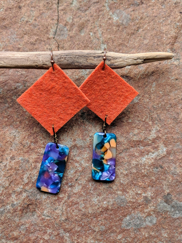 Sienna Square Earrings