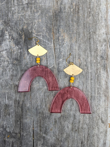 Golden Rainbow Earrings