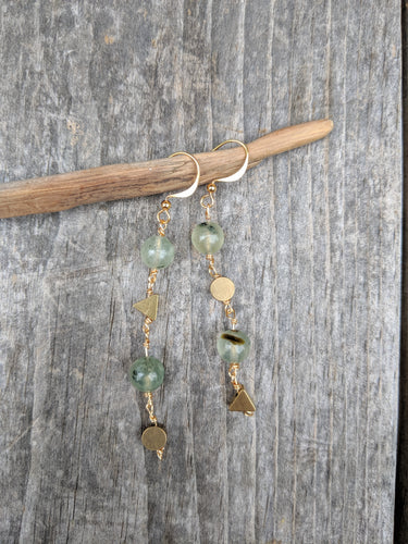 Pretty in Prehnite Earrings