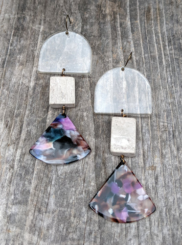 Acrylic-in-Between Earrings