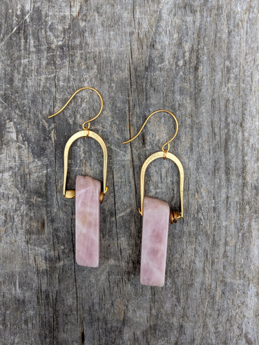 Pink Icicle Earrings