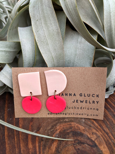 Pink Dots Earrings