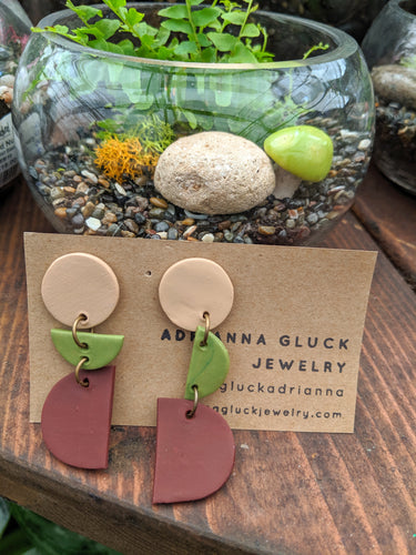 Earthy Dangle Earrings