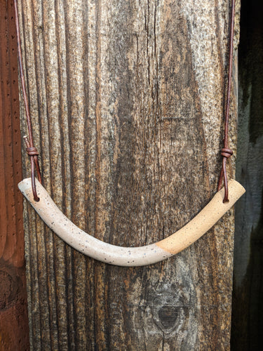 Freckled Curve Necklace