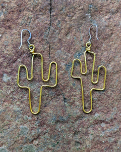 Saguaro Wire Earrings ~ Small Batch Earrings