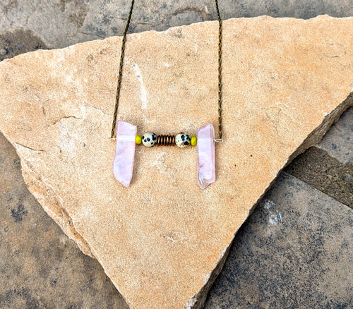 Rosey Lime Necklace