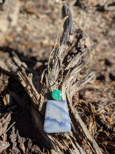 Lapis Mountainscape Necklace