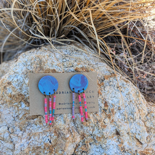 Circle Fringe Earrings