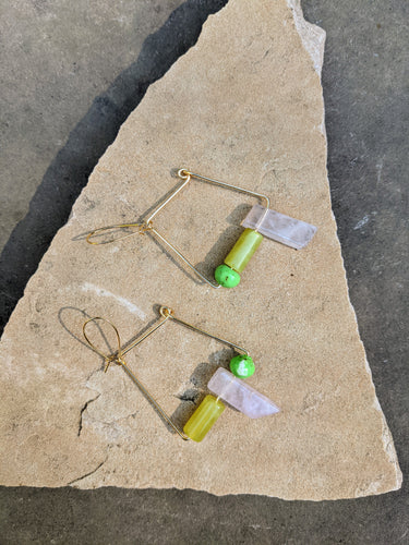 Pastel Dream Squared Earrings