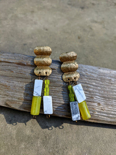 Chunks + Ripples Earrings
