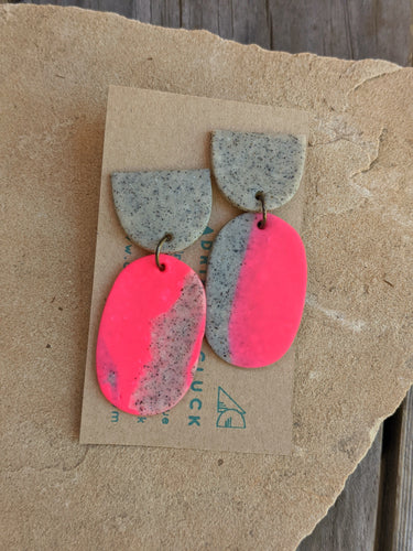 Grey Galactic Blend Dangles