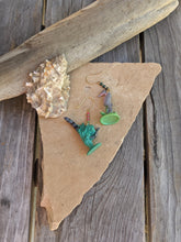 Load image into Gallery viewer, Seahorse + Eel Earrings