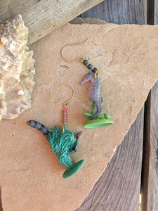 Seahorse + Eel Earrings