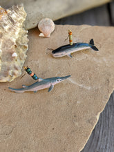 Load image into Gallery viewer, Saw Shark + Sperm Whale Earrings
