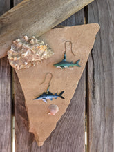 Load image into Gallery viewer, Goblin Shark + Sailfish Earrings