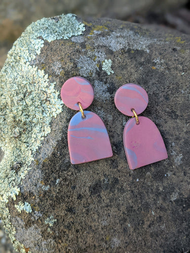 Cotton Candy Dangle Earrings